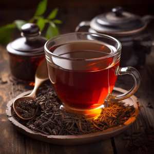 glass-transparent-cup-black-tea-dry-tea-bags-background-scattered-tea-leaves_763111-1504